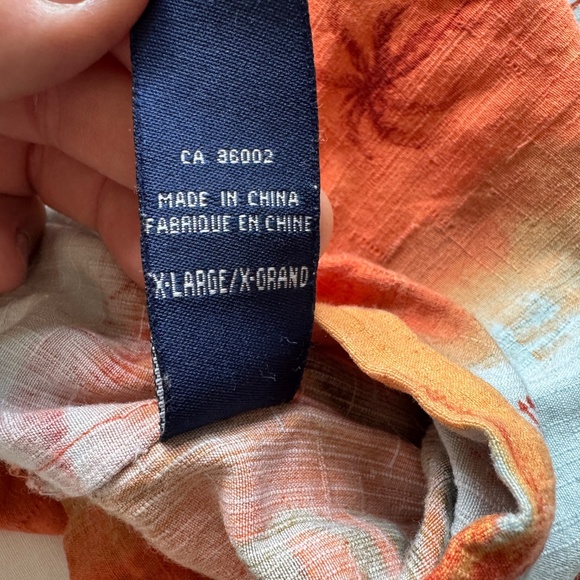 Hathaway Classics Men's Button Up Short Sleeve Rayon Tropical Hawaiian Shirt XL - Picture 10 of 14